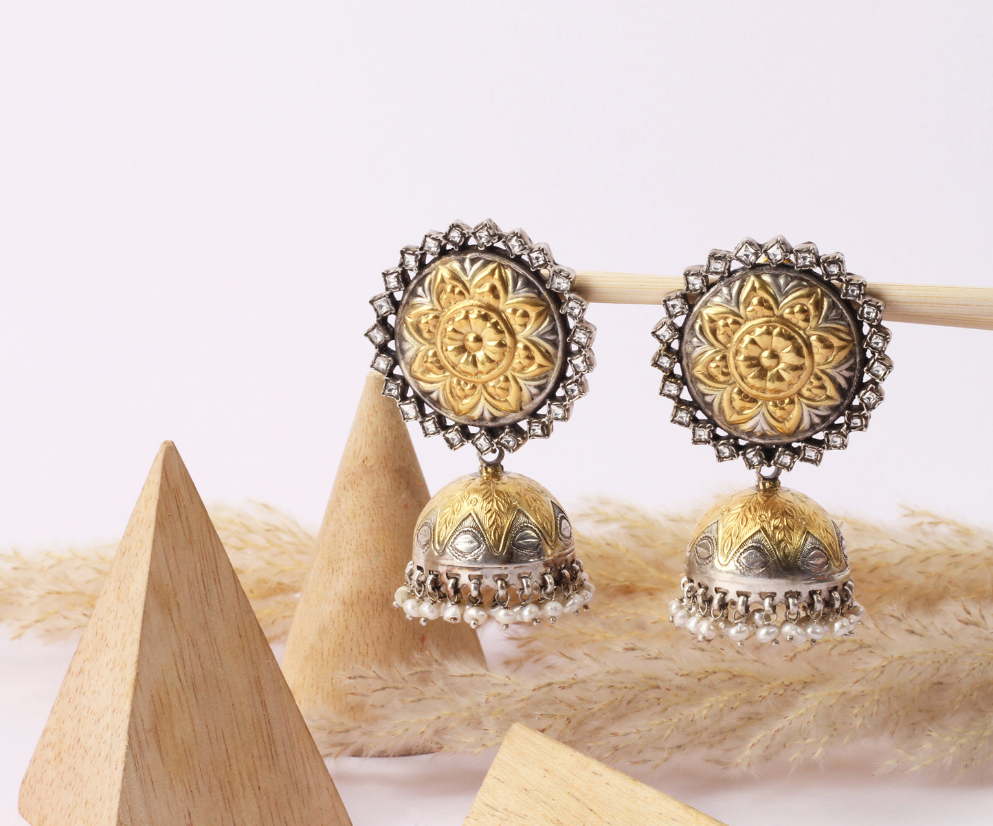 Sangeeta Boochra Silver Earrings