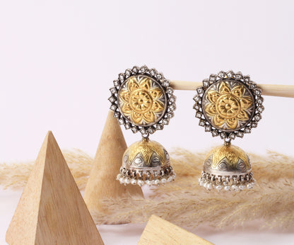 Sangeeta Boochra Silver Earrings