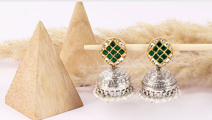 Sangeeta Boochra Silver Earrings