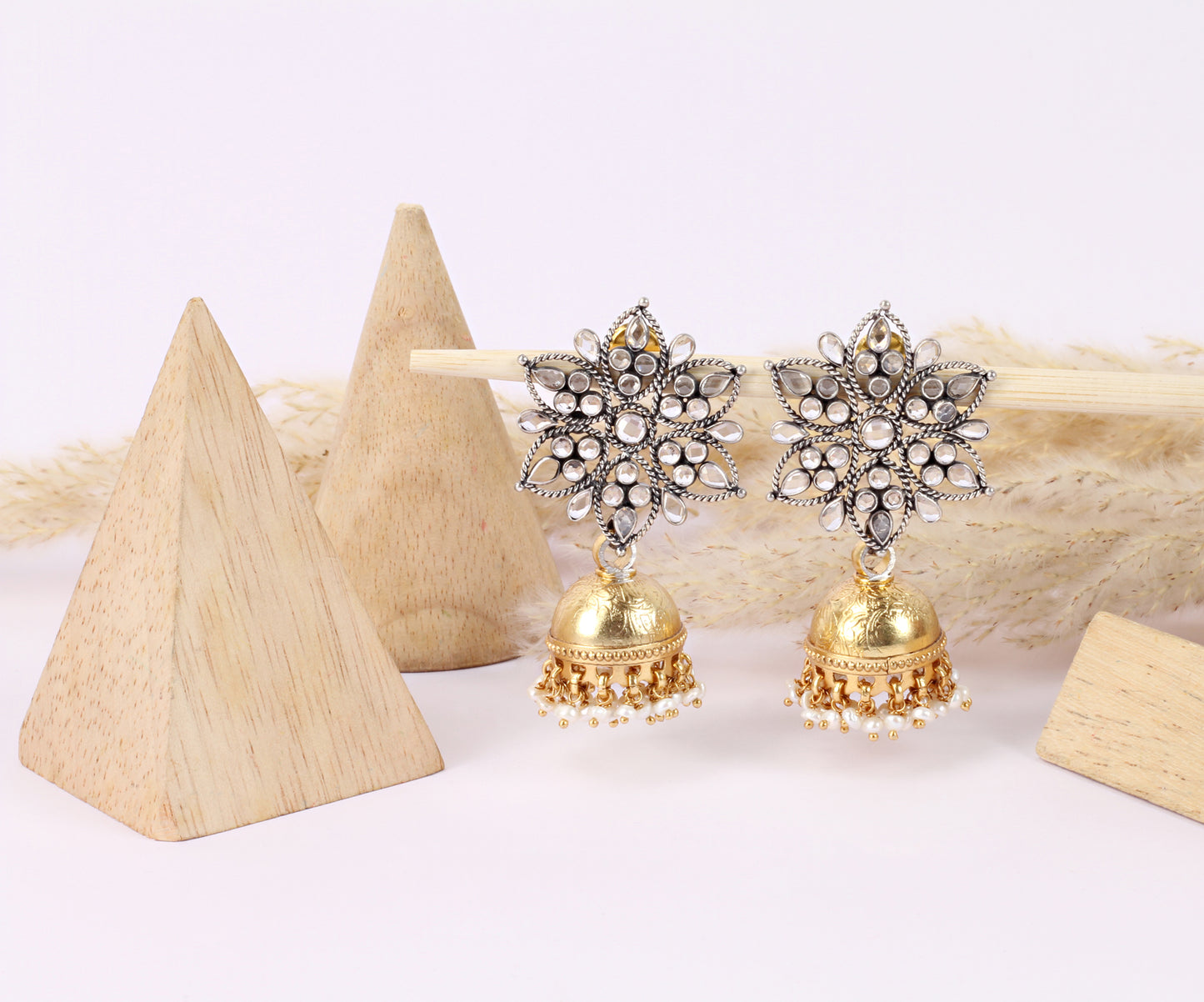 Sangeeta Boochra Silver Earrings