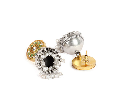 Sangeeta Boochra Silver Earrings