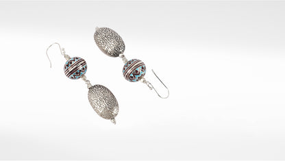 Sangeeta Boochra Tribal Silver Earrings