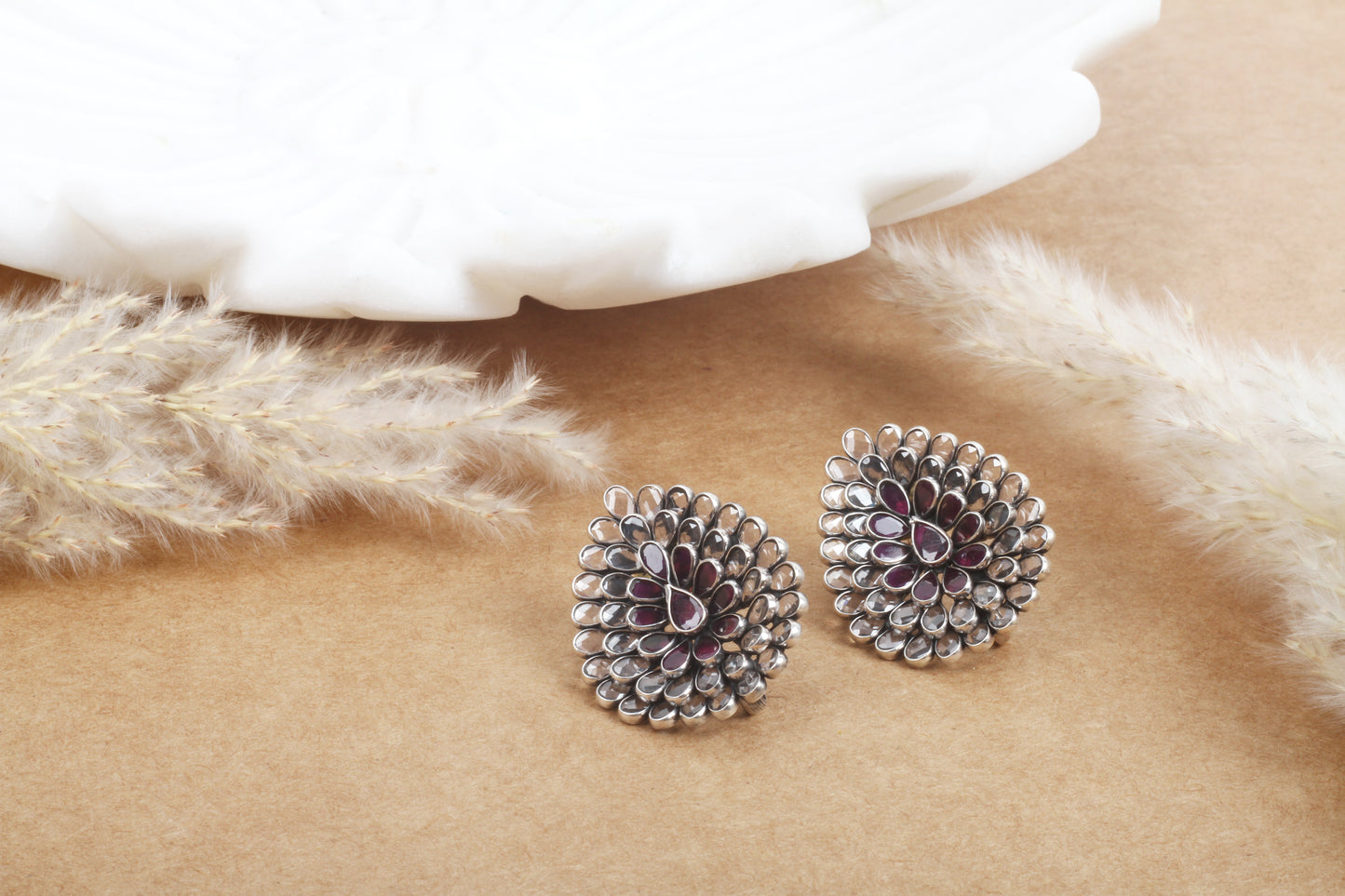 Sangeeta Boochra Silver Earrings