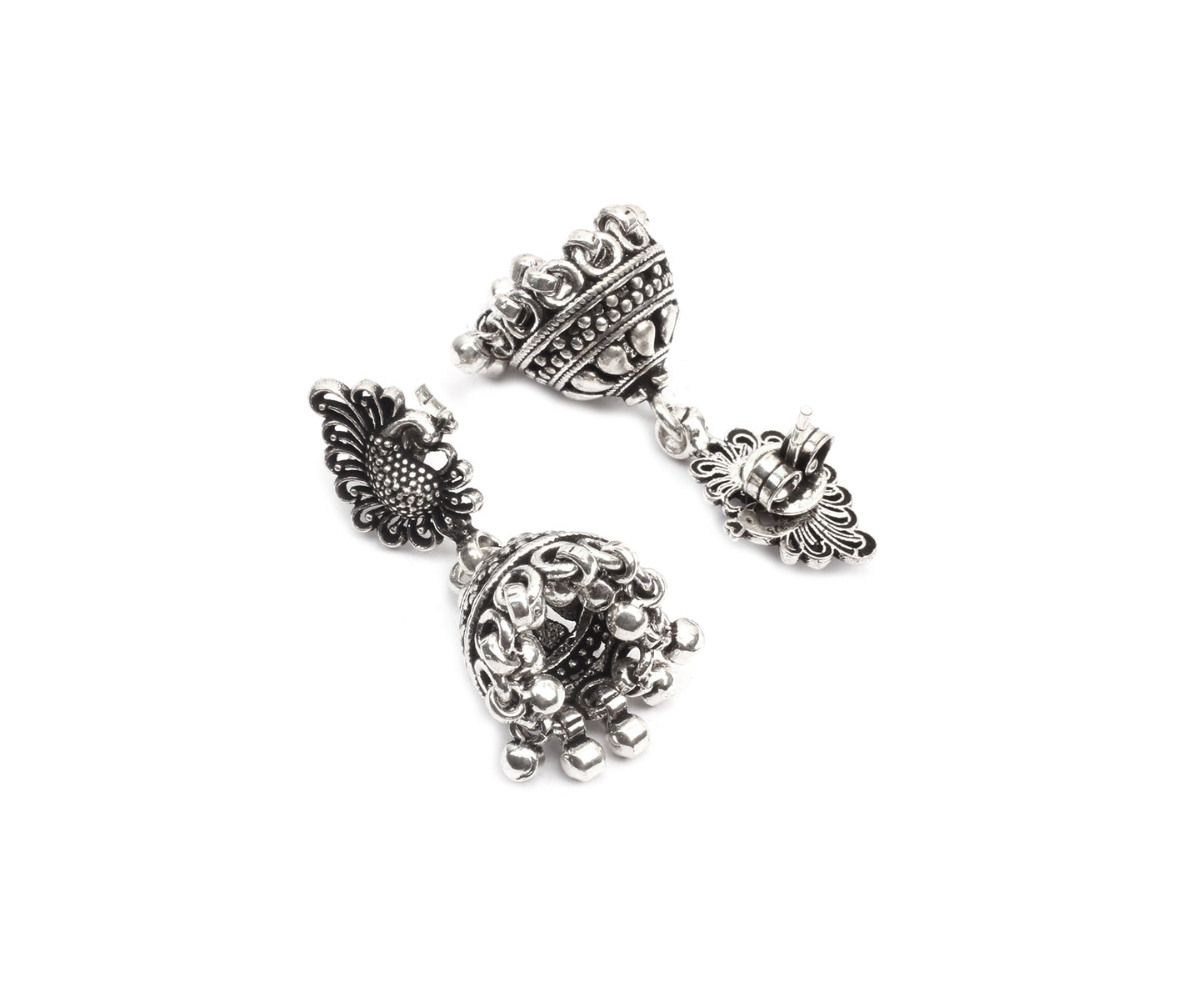 Silver Handcrafted Earrings