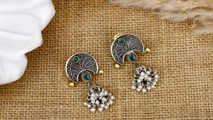 Zara Silver Jhumkas