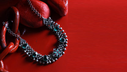 Sangeeta Boochra Silver Necklace