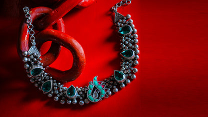 Sangeeta Boochra Silver Necklace