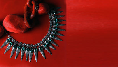 Sangeeta Boochra Silver Necklace