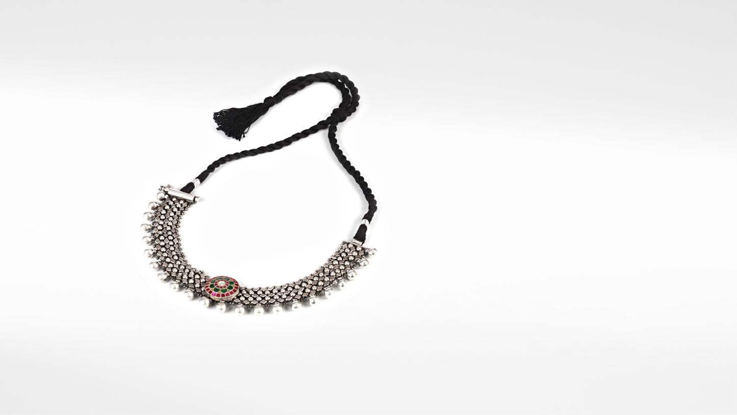 Sangeeta Boochra Silver Necklace