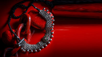 Sangeeta Boochra Silver Necklace