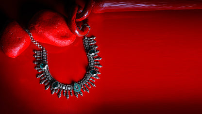 Sangeeta Boochra Silver Necklace