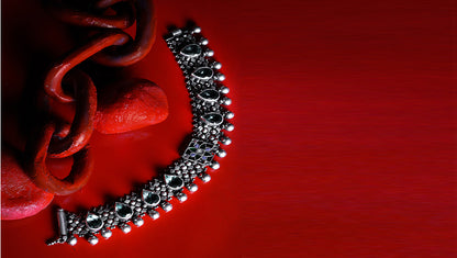 Sangeeta Boochra Silver Necklace