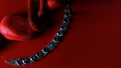 Sangeeta Boochra Silver Necklace