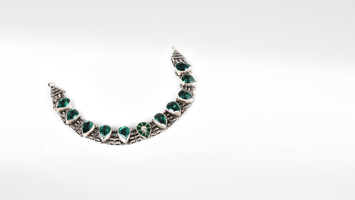 Sangeeta Boochra Silver Necklace