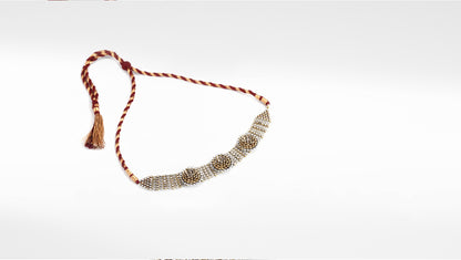 Signature Grace: Sangeeta Boochra Silver Handcrafted Necklace