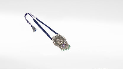 Refined Glamour: Sangeeta Boochra Silver Handcrafted Necklace