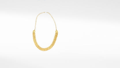 Hina 24KT Gold Plated Silver Necklace