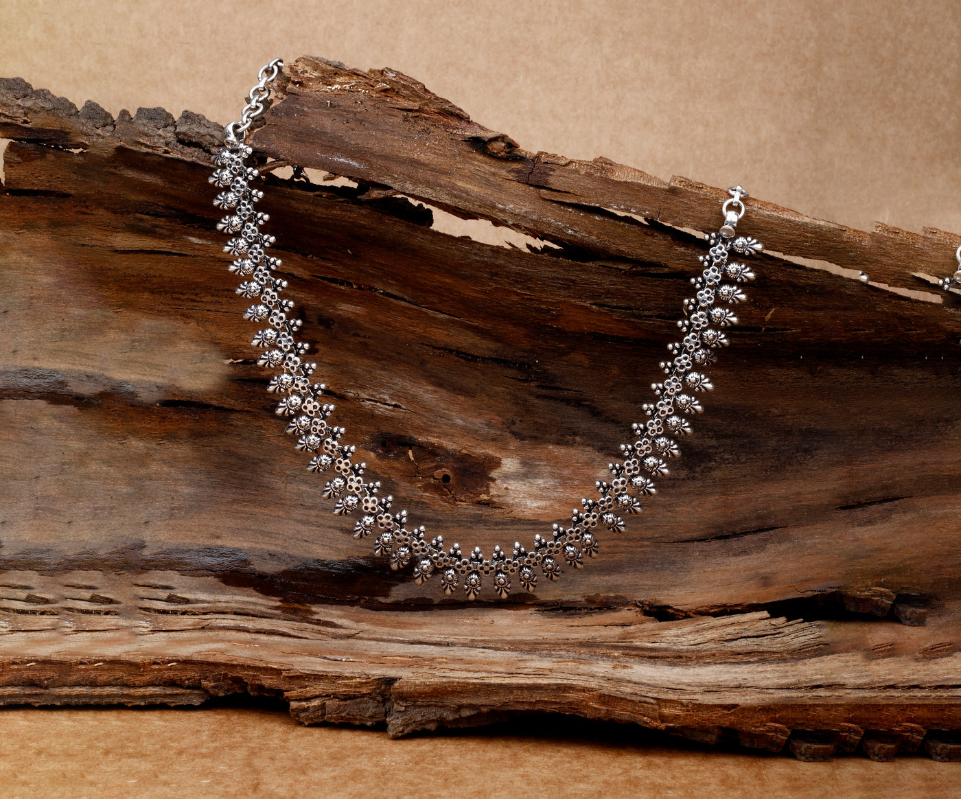Long Silver Necklace