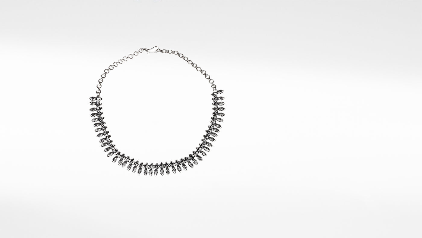 Long Silver Necklace