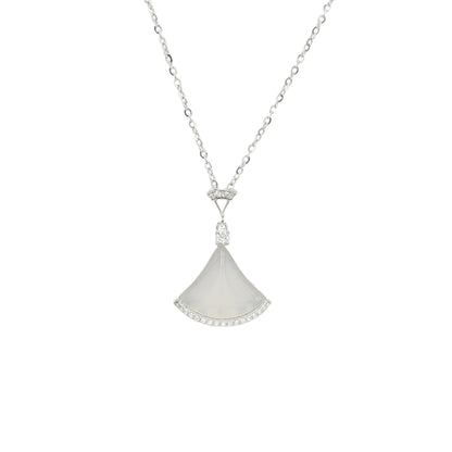 Sangeeta Boochra CZ Studded Sterling Silver Pendant with Chain