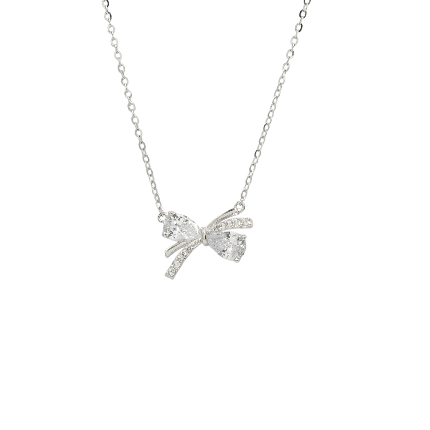 Sangeeta Boochra CZ Studded Sterling Silver Pendant with Chain