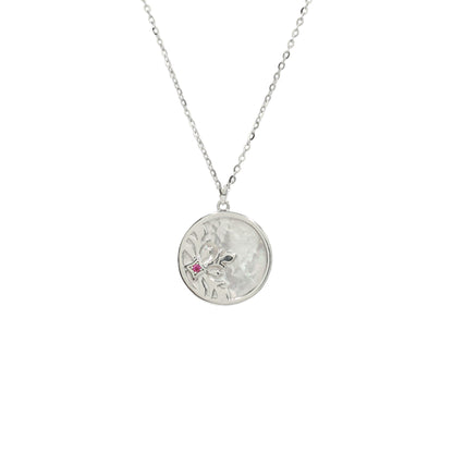 Sangeeta Boochra Silver-Plated CZ Pendant & Chain