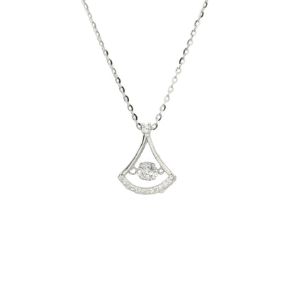 Sangeeta Boochra CZ Studded Sterling Silver Pendant with Chain