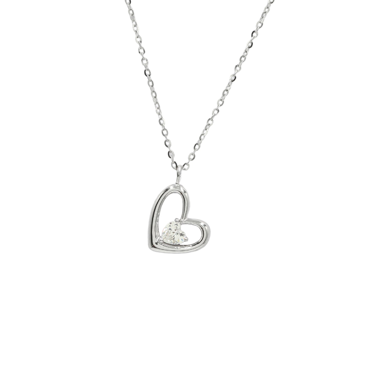 Sangeeta Boochra Silver-Plated CZ Pendant & Chain