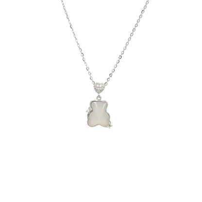 Sangeeta Boochra Silver-Plated CZ Pendant & Chain