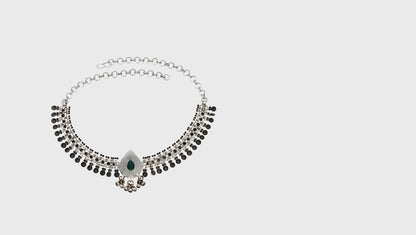 Elegant Splendor Sangeeta Boochra's Artisanal Silver Necklace