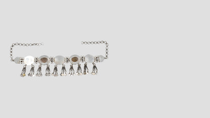 Royal Heritage: Sangeeta Boochra Handcrafted Silver Choker