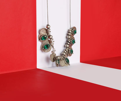 Sangeeta Boochra Silver Necklace