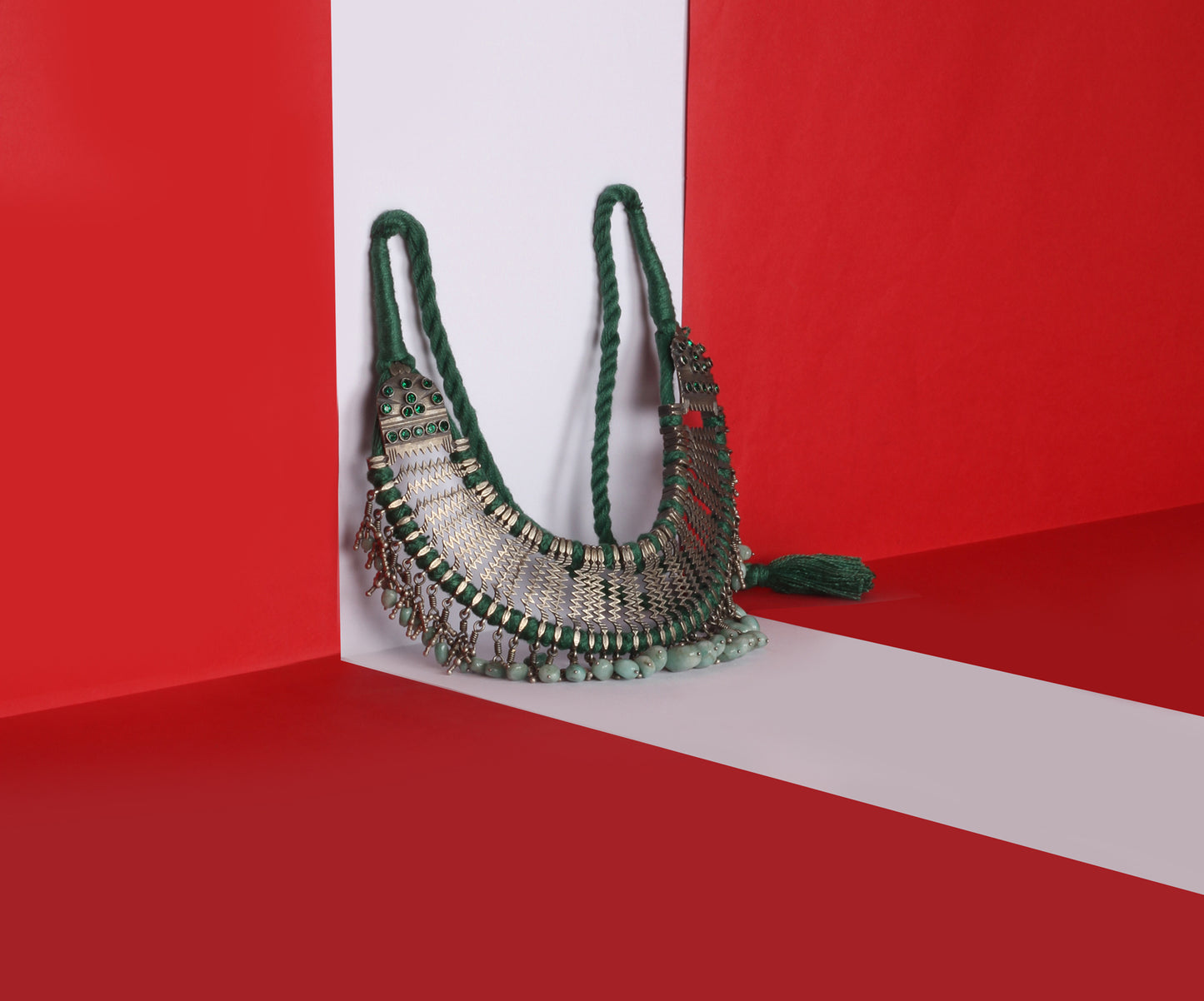 Sangeeta Boochra Silver Necklace