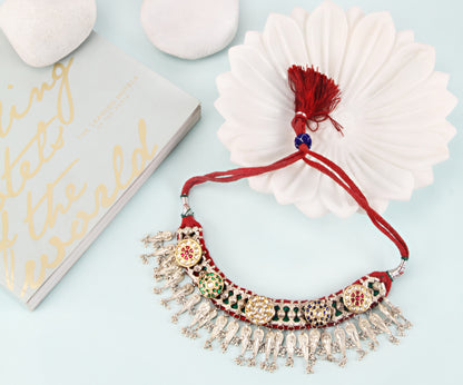 Sangeeta Boochra Silver Necklace