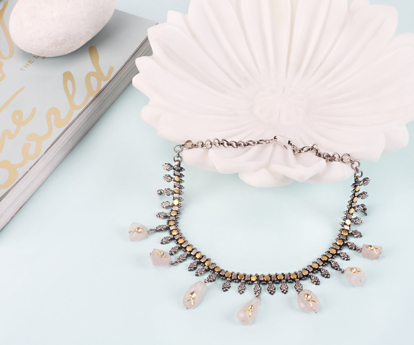 Sangeeta Boochra Silver Necklace