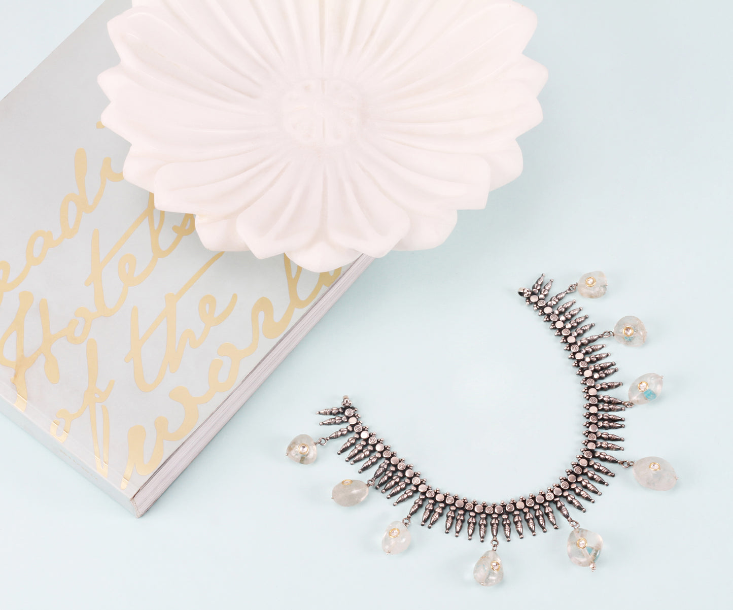 Sangeeta Boochra Silver Necklace