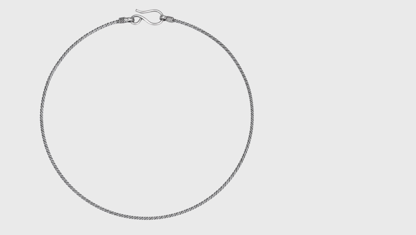 Ruksana Silver Necklace