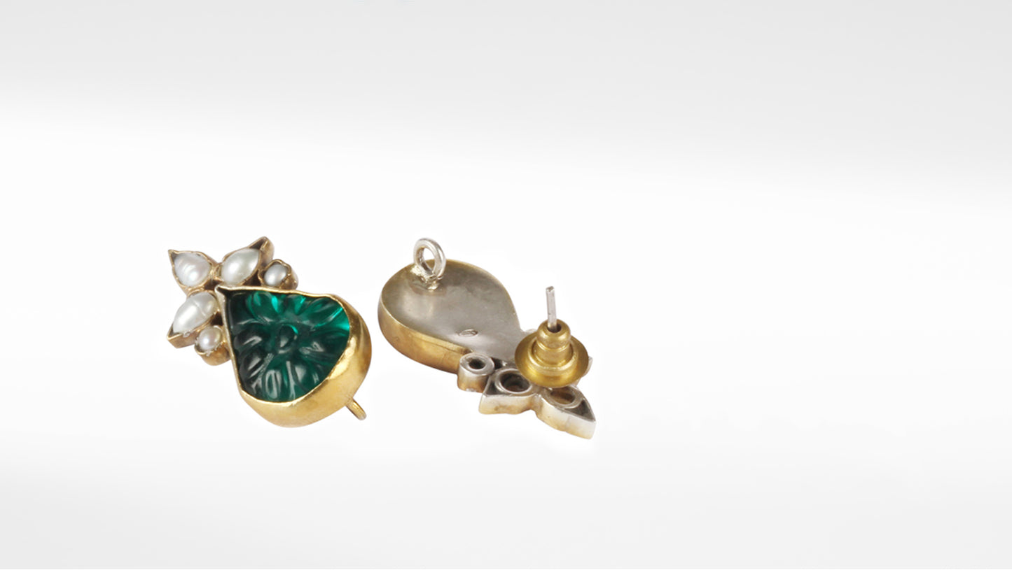 Gold Plated Aparna Silver Necklace Set