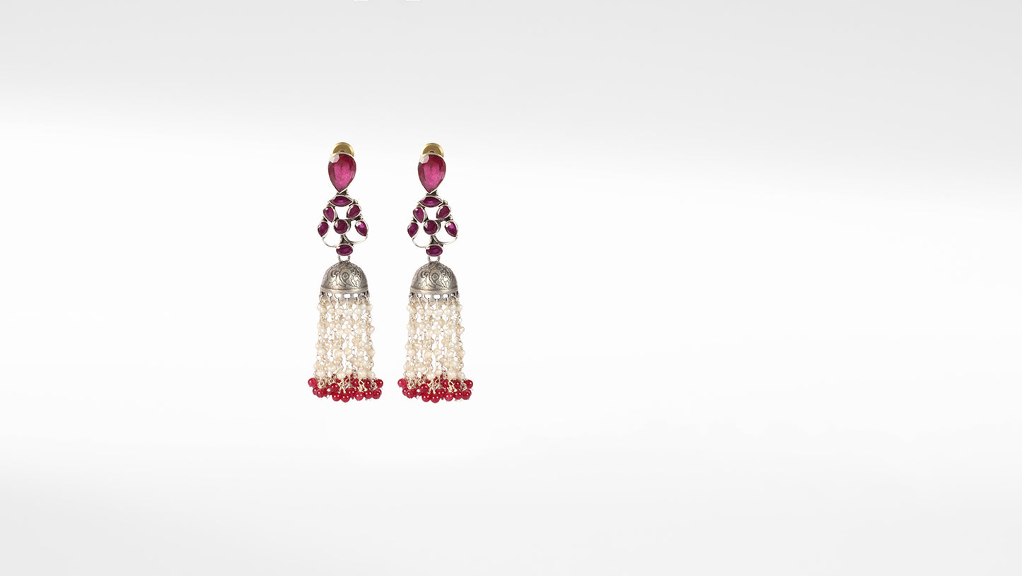 Sangeeta Boochra Silver Earrings