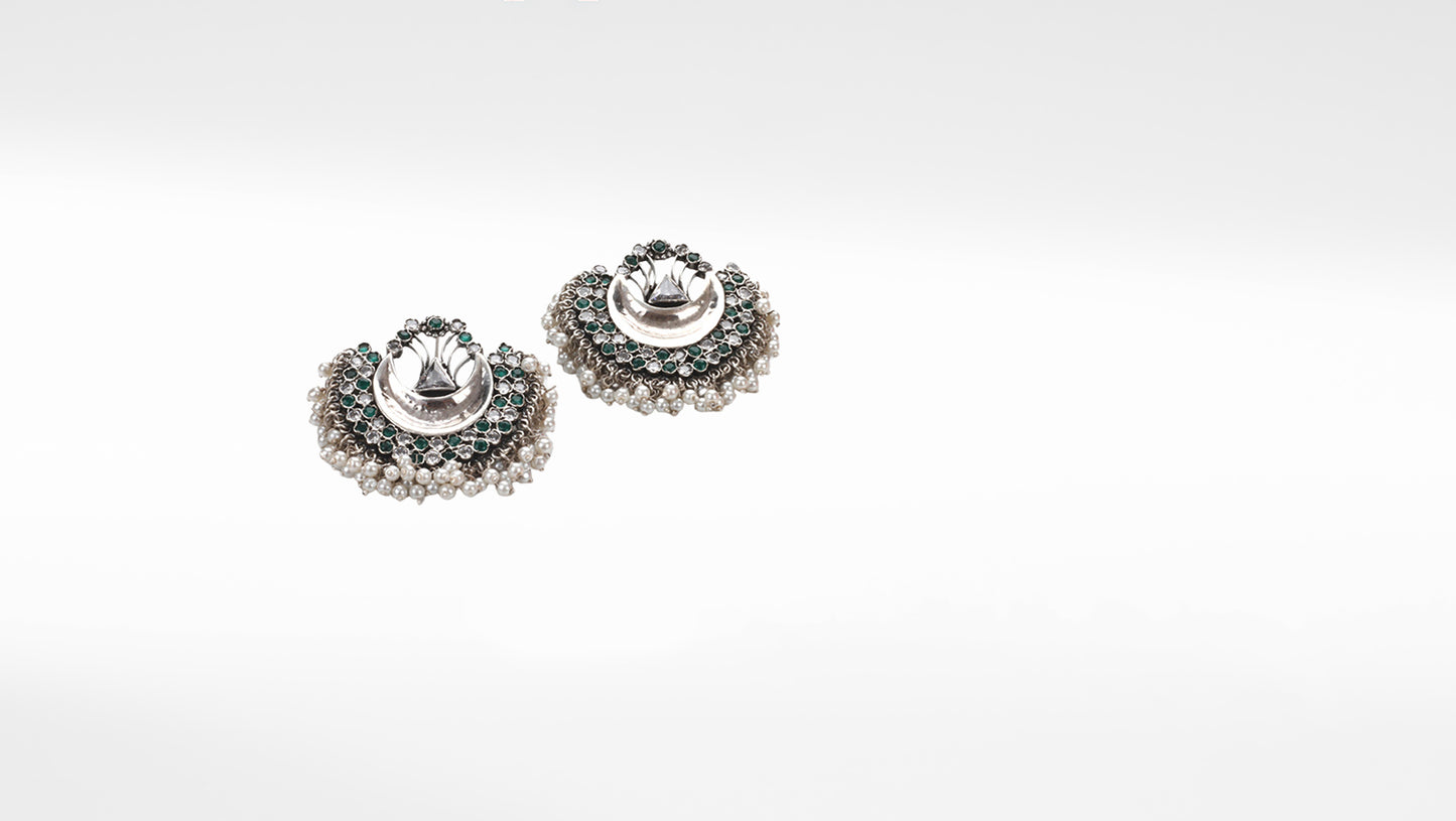 Sangeeta Boochra Silver Earrings