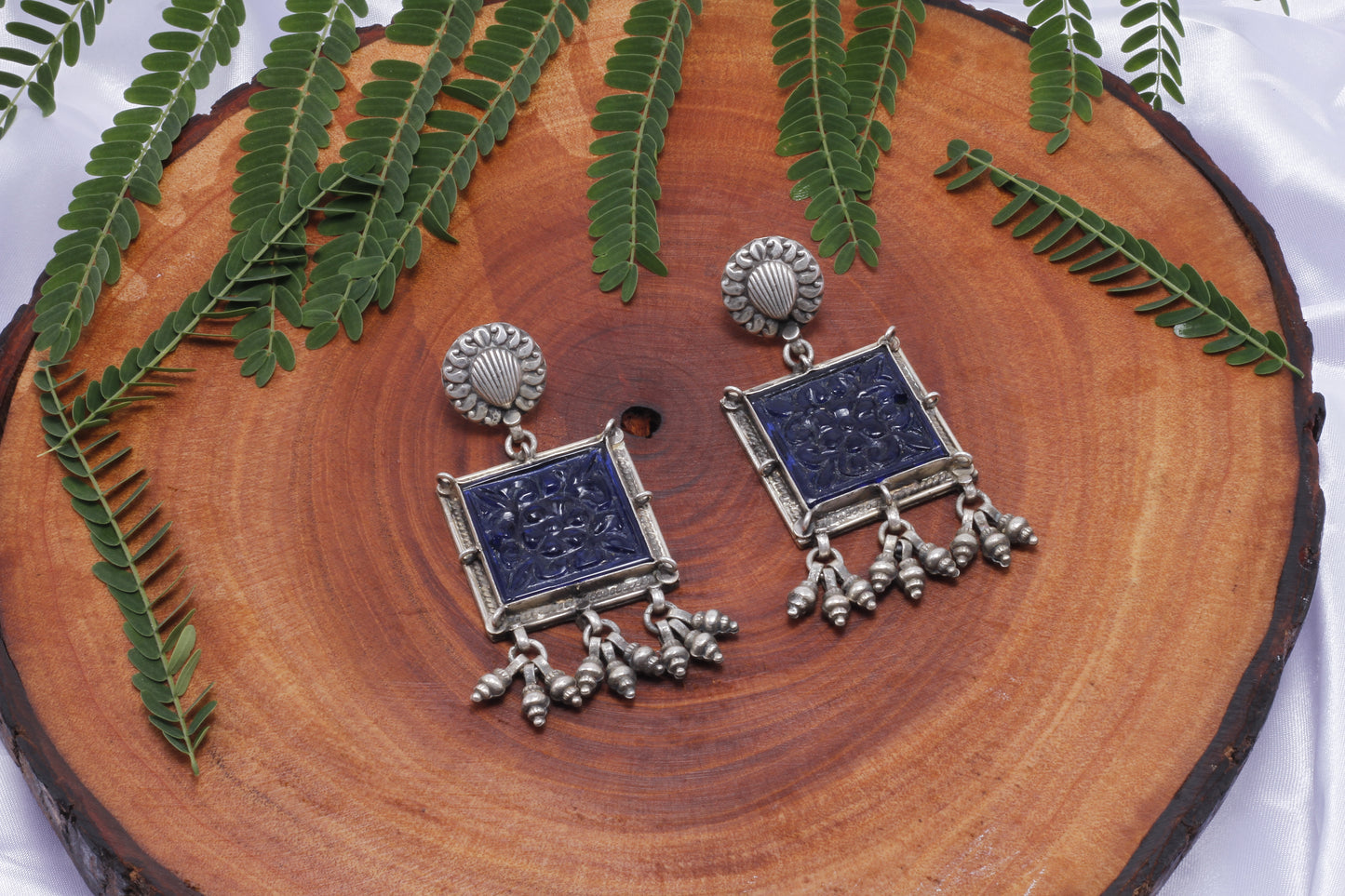 Vividh- Stunning Silver Shaya Earrings