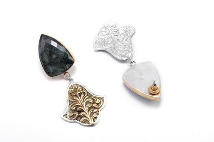 Vividh- Silver Shahra Elegant Earrings