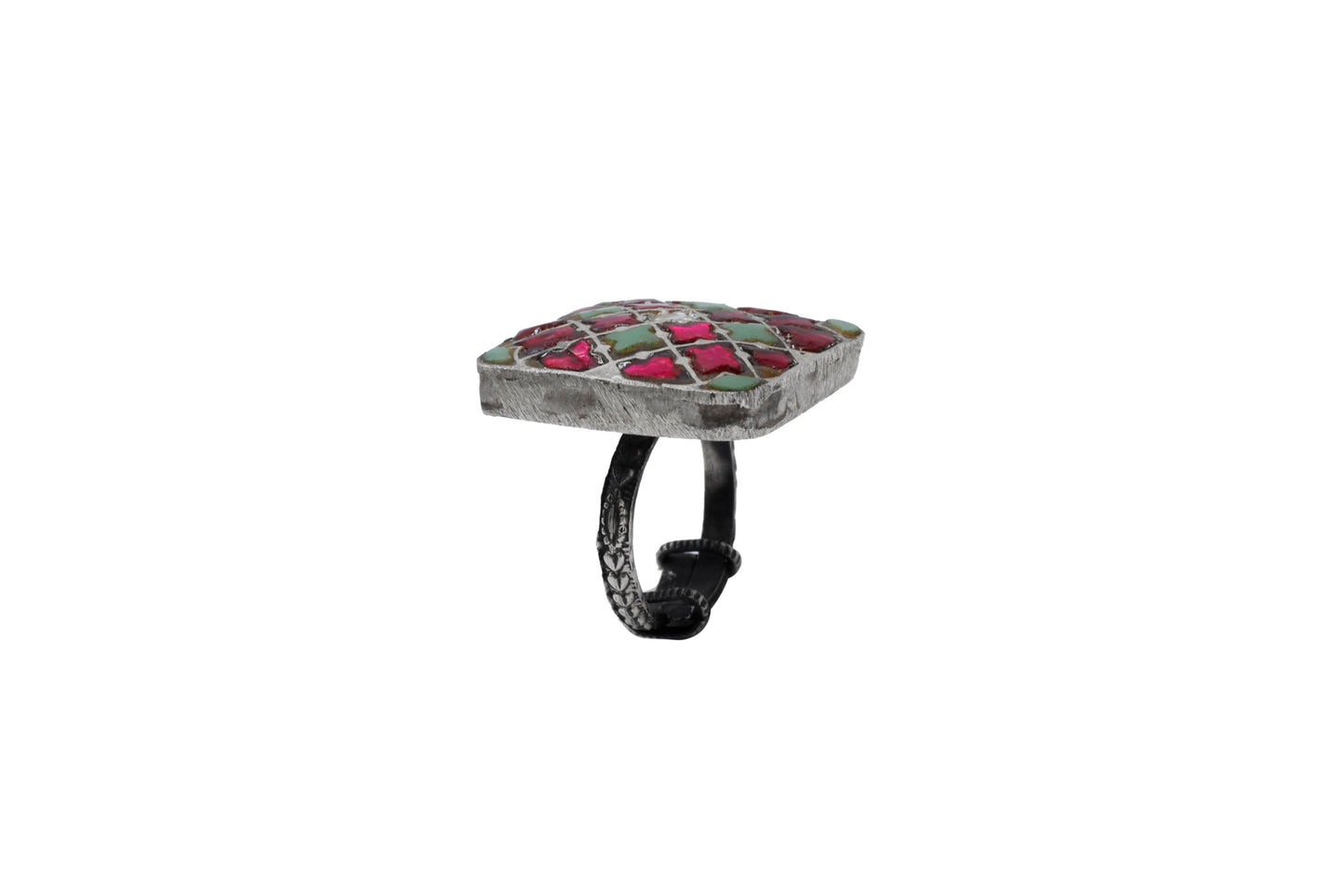 Vividh- Silver Tihara Adjustable Ring