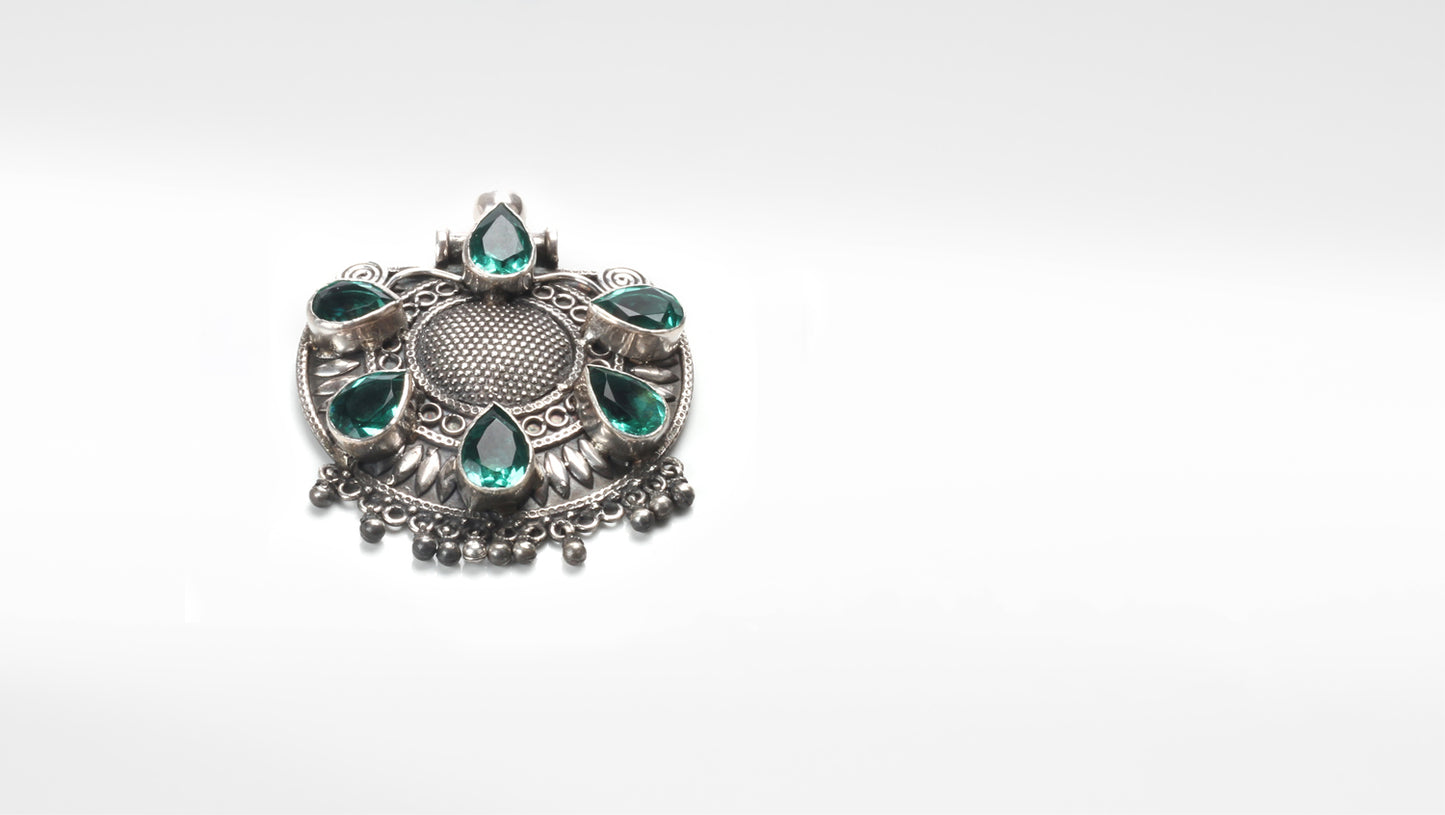 Sangeeta Boochra Silver Pendant