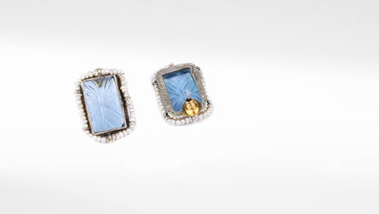 Sangeeta Boochra X Payal Singhal  Pakiza Silver Earring with Pearls