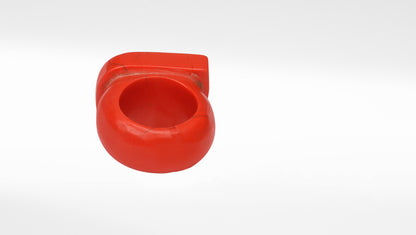 Red Coral Gemstone Ring By Sangeeta Boochra