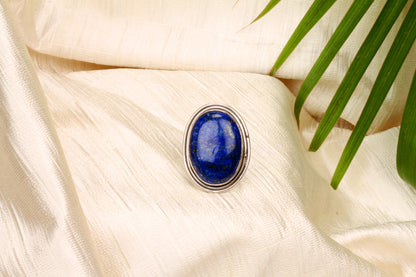 Sangeeta Boochra Silver Adjustable Ring