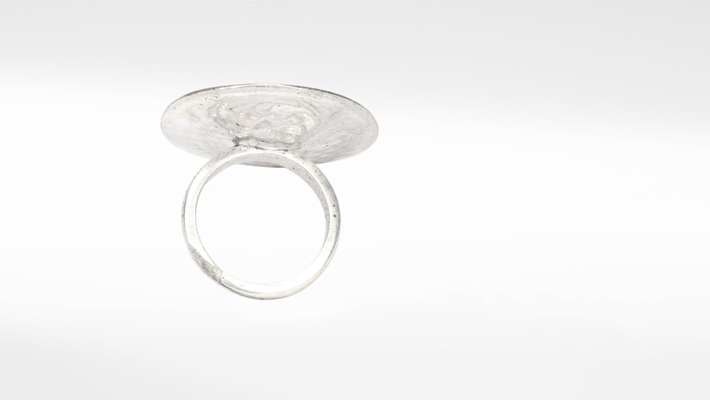 Sangeeta Boochra Silver Traditional Engraved Ring