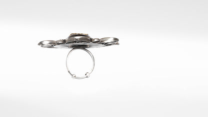 Sangeeta Boochra Silver Ring
