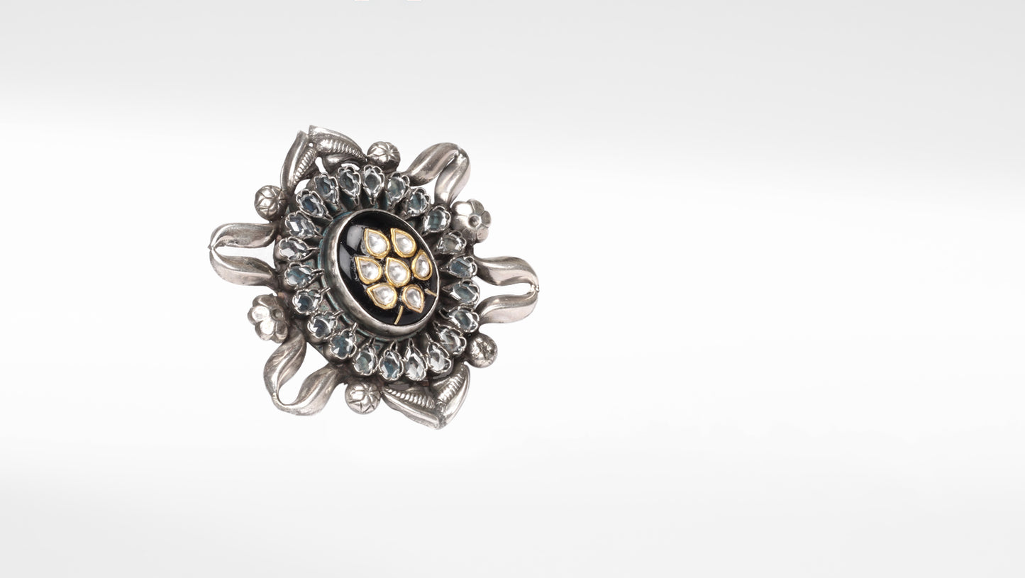 Sangeeta Boochra Silver Ring
